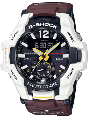 CASIO G-SHOCK นาฬิกาข้อมือ นาฬิกากันน้ำ นาฬิกาของแท้ ประกันศูนย์ CMG 1 ปี รุ่น GR-B100WLP-7A นาฬิกาสีขาว