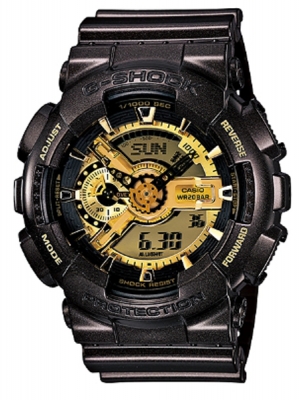CASIO G-SHOCK นาฬิกา CASIO G-SHOCK รุ่น GA-110BR-5A ของแท้ประกันศูนย์ CMG 1ปี GA-110BR-5A นาฬิกาสีดำ