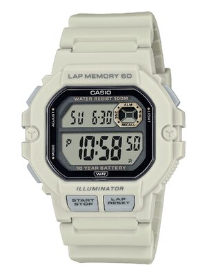 CASIO MID YEAR SALE นาฬิกาคาสิโอ นาฬิกาข้อมือ นาฬิกากันน้ำ นาฬิกาของแท้ ประกันศูนย์ CMG 1 ปี รุ่น WS-1400H-8A นาฬิกาสีเทา