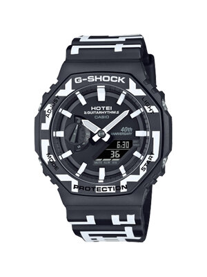 CASIO G-SHOCK นาฬิกาข้อมือ นาฬิกากันน้ำ นาฬิกาของแท้ ประกันศูนย์ CMG 1 ปี รุ่น GA-2100HT-1A นาฬิกาสีดำ