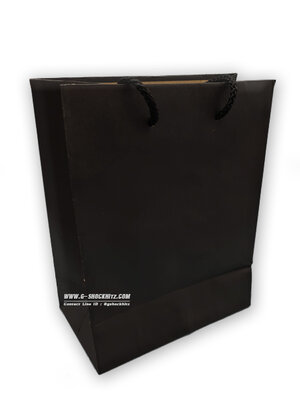 ถุงกระดาษ พร้อมส่ง ถุงสำหรับใส่นาฬิกาข้อมือ ถุงกระดาษหนา PAPER BAG ถุงกระดาษสีดำ
