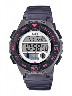 CASIO นาฬิกาคาสิโอ นาฬิกาข้อมือ นาฬิกากันน้ำ นาฬิกาของแท้ ประกันศูนย์ CMG 1 ปี รุ่น LWS-1100H-8A นาฬิกาสีเทา