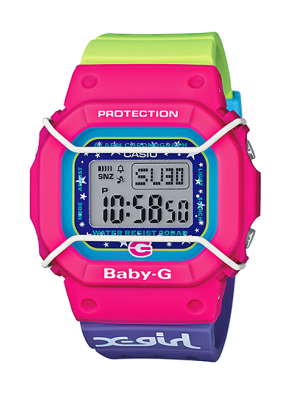 CASIO BABY-G นาฬิกาข้อมือ นาฬิกากันน้ำ นาฬิกาของแท้ ประกันศูนย์ CMG 1 ปี รุ่น BGD-500XG-4JR นาฬิกาสีชมพู