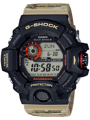 CASIO G-SHOCK นาฬิกาข้อมือ นาฬิกากันน้ำ นาฬิกาของแท้ ประกันศูนย์ CMG 1 ปี รุ่น GW-9400DCJ-1 นาฬิกาสีดำ