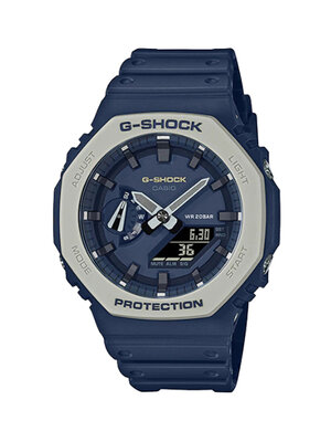 CASIO G-SHOCK นาฬิกาข้อมือ นาฬิกากันน้ำ นาฬิกาของแท้ ประกันศูนย์ CMG 1 ปี รุ่น GA-2110ET-2A นาฬิกาสีน้ำเงิน