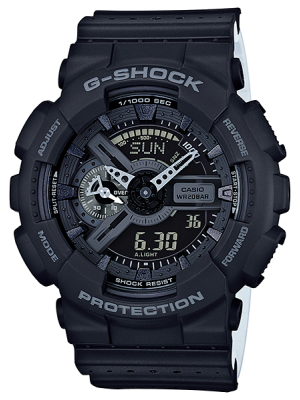 CASIO G-SHOCK นาฬิกาข้อมือ นาฬิกากันน้ำ นาฬิกาของแท้ ประกันศูนย์ CMG 1 ปี รุ่น GA-110LP-1A นาฬิกาสีดำ