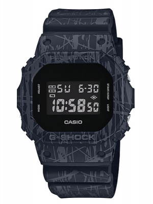 CASIO G-SHOCK นาฬิกาข้อมือ นาฬิกากันน้ำ นาฬิกาของแท้ ประกันศูนย์ CMG 1 ปี รุ่น DW-5600SL-1D นาฬิกาสีดำ