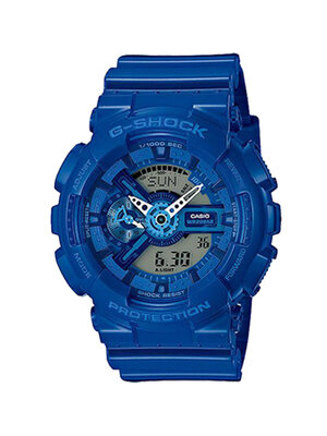 CASIO G-SHOCK นาฬิกาข้อมือ นาฬิกากันน้ำ นาฬิกาของแท้ ประกันศูนย์ CMG 1 ปี รุ่น GA-110BC-2A สีน้ำเงิน