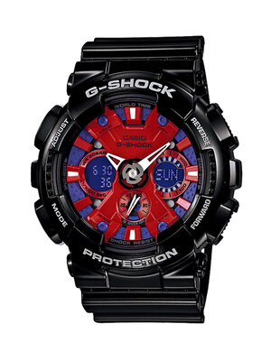 CASIO G-SHOCK นาฬิกาข้อมือ นาฬิกากันน้ำ นาฬิกาของแท้ ประกันศูนย์ CMG 1 ปี รุ่น GA-120B-1A นาฬิกาสีดำ