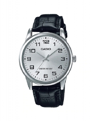 CASIO นาฬิกาคาสิโอ นาฬิกาข้อมือ นาฬิกากันน้ำ นาฬิกาของแท้ ประกันศูนย์ CMG 1 ปี รุ่น MTP-V001L-7B นาฬิกาสีดำ