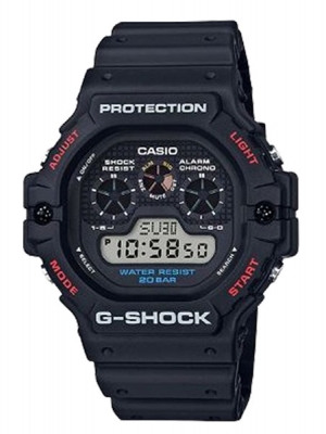 CASIO G-SHOCK นาฬิกาข้อมือ นาฬิกากันน้ำ นาฬิกาของแท้ ประกันศูนย์ CMG 1 ปี รุ่น DW-5900-1D นาฬิกาสีดำ