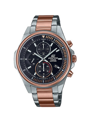 CASIO EDIFICE นาฬิกาข้อมือ นาฬิกากันน้ำ นาฬิกาของแท้ ประกันศูนย์ CMG 1 ปี รุ่น EFR-S572GS-1A นาฬิกาสีน้ำตาล
