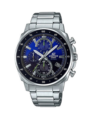 CASIO EDIFICE นาฬิกาข้อมือ นาฬิกากันน้ำ นาฬิกาของแท้ ประกันศูนย์ CMG 1 ปี รุ่น EFV-600D-2A นาฬิกาสีเงิน