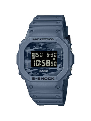 CASIO G-SHOCK นาฬิกาข้อมือ นาฬิกากันน้ำ นาฬิกาของแท้ ประกันศูนย์ CMG 1 ปี รุ่น DW-5600CA-2 นาฬิกาสีฟ้า
