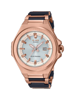 CASIO MID YEAR SALE G-MS พร้อมส่ง นาฬิกาข้อมือ นาฬิกากันน้ำ นาฬิกาของแท้ ประกันศูนย์ CMG 1 ปี รุ่น MSG-S500CG-1A นาฬิกาสีดำ