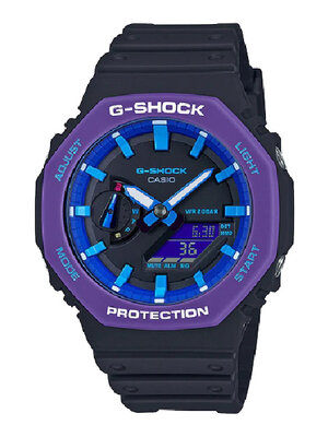 CASIO G-SHOCK นาฬิกาข้อมือ นาฬิกากันน้ำ นาฬิกาของแท้ ประกันศูนย์ CMG 1 ปี รุ่น GA-2100THS-1A นาฬิกาสีดำ