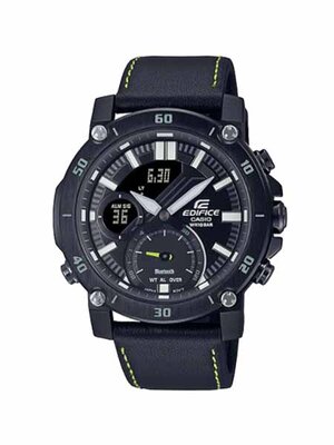 CASIO EDIFICE นาฬิกาข้อมือ นาฬิกากันน้ำ นาฬิกาของแท้ ประกันศูนย์ CMG 1 ปี รุ่น ECB-20CL-1A นาฬิกาสีดำ