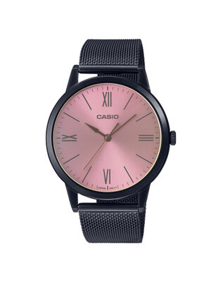 CASIO นาฬิกาคาสิโอ นาฬิกาข้อมือ นาฬิกากันน้ำ นาฬิกาของแท้ ประกันศูนย์ CMG 1 ปี รุ่น MTP-E600MB-4B นาฬิกาสีดำ