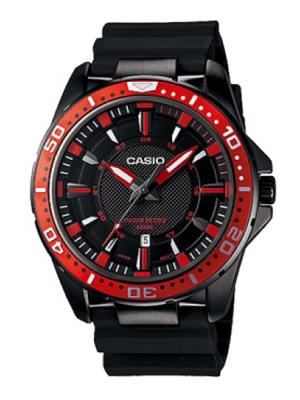 CASIO นาฬิกาคาสิโอ นาฬิกาข้อมือ นาฬิกากันน้ำ นาฬิกาของแท้ ประกันศูนย์ CMG 1 ปี รุ่น MTD-1072-4A นาฬิกาสีดำ