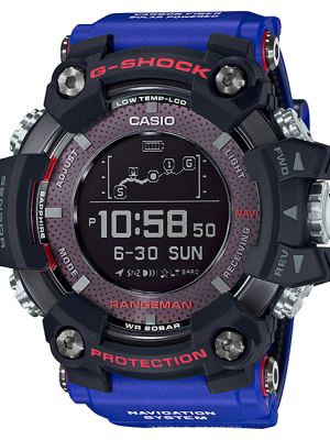 CASIO G-SHOCK นาฬิกาข้อมือ นาฬิกากันน้ำ นาฬิกาของแท้ ประกันศูนย์ CMG 1 ปี รุ่น GPR-B1000TLC-1D นาฬิกาสีดำน้ำเงิน