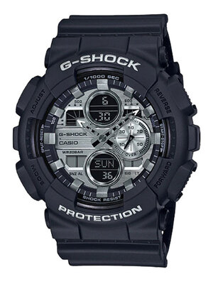CASIO G-SHOCK นาฬิกาข้อมือ นาฬิกากันน้ำ นาฬิกาของแท้ ประกันศูนย์ CMG 1 ปี รุ่น GA-140GM-1A1 นาฬิกาสีดำ