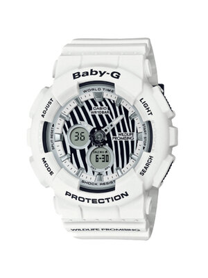 CASIO BABY-G นาฬิกาข้อมือ นาฬิกากันน้ำ นาฬิกาของแท้ ประกันศูนย์ CMG 1 ปี รุ่น BA-120WLP-7A นาฬิกาสีขาว