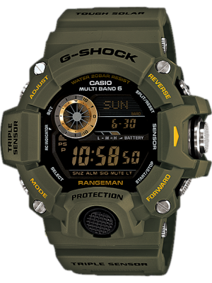 CASIO G-SHOCK นาฬิกาข้อมือ นาฬิกากันน้ำ นาฬิกาของแท้ ประกันศูนย์ CMG 1 ปี รุ่น GW-9400-3 สีเขียวขี้ม้า