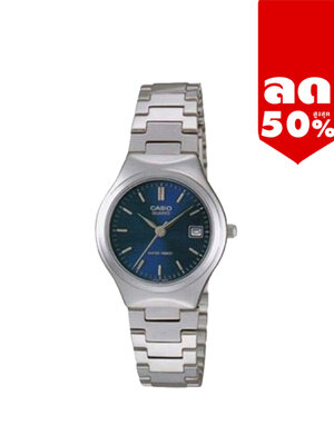 CASIO นาฬิกาคาสิโอ นาฬิกาข้อมือ นาฬิกากันน้ำ นาฬิกาของแท้ ประกันศูนย์ CMG 1 ปี รุ่น LTP-1170A-2A นาฬิกาสีเงิน