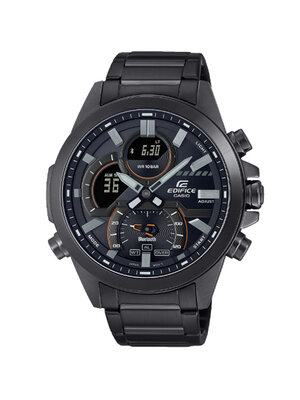 CASIO EDIFICE นาฬิกาข้อมือ นาฬิกากันน้ำ นาฬิกาของแท้ ประกันศูนย์ CMG 1 ปี รุ่น ECB-30DC-1A นาฬิกาสีดำ