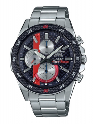 CASIO EDIFICE นาฬิกาข้อมือ นาฬิกากันน้ำ นาฬิกาของแท้ ประกันศูนย์ CMG 1 ปี รุ่น EFR-S567TR-2A นาฬิกาสีน้ำเงิน