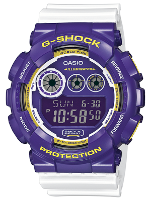 CASIO MID YEAR SALE G-SHOCK พร้อมส่ง นาฬิกาข้อมือ นาฬิกากันน้ำ นาฬิกาของแท้ ประกันศูนย์ CMG 1 ปี รุ่น GD-120CS-6 นาฬิกาสีม่วง