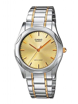 CASIO นาฬิกาคาสิโอ นาฬิกาข้อมือ นาฬิกากันน้ำ นาฬิกาของแท้ ประกันศูนย์ CMG 1 ปี รุ่น MTP-1275SG-9A นาฬิกาสีเงิน