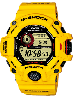 CASIO G-SHOCK นาฬิกาข้อมือ นาฬิกากันน้ำ นาฬิกาของแท้ ประกันศูนย์ CMG 1 ปี รุ่น GW-9430EJ-9Jr นาฬิกาสีเหลือง