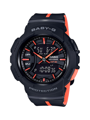 CASIO BABY-G นาฬิกาข้อมือ นาฬิกากันน้ำ นาฬิกาของแท้ ประกันศูนย์ CMG 1 ปี รุ่น BGA-240L-1A นาฬิกาสีดำ