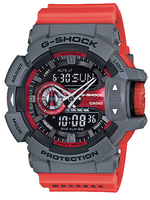 CASIO G-SHOCK นาฬิกาข้อมือ นาฬิกากันน้ำ นาฬิกาของแท้ ประกันศูนย์ CMG 1 ปี รุ่น GA-400-4B นาฬิกาสีแดง