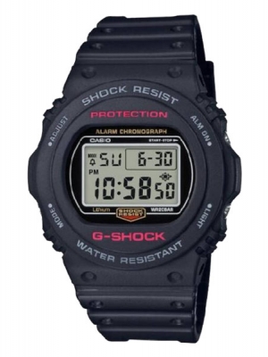 CASIO G-SHOCK นาฬิกาข้อมือ นาฬิกากันน้ำ นาฬิกาของแท้ ประกันศูนย์ CMG 1 ปี รุ่น DW-5750E-1D นาฬิกาสีดำ