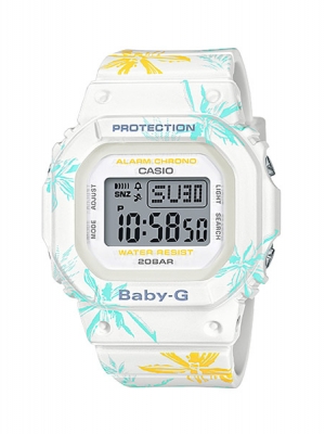 CASIO BABY-G นาฬิกาข้อมือ นาฬิกากันน้ำ นาฬิกาของแท้ ประกันศูนย์ CMG 1 ปี รุ่น BGD-560CF-7D นาฬิกาสีขาว