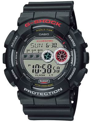 CASIO G-SHOCK นาฬิกาข้อมือ นาฬิกากันน้ำ นาฬิกาของแท้ ประกันศูนย์ CMG 1 ปี รุ่น GD-100-1A นาฬิกาสีดำ