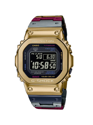 CASIO G-SHOCK นาฬิกาข้อมือ นาฬิกากันน้ำ นาฬิกาของแท้ ประกันศูนย์ CMG 1 ปี รุ่น GMW-B5000TR-9D นาฬิกาสีทอง