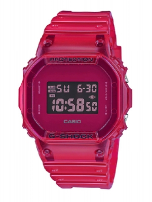 CASIO G-SHOCK นาฬิกาข้อมือ นาฬิกากันน้ำ นาฬิกาของแท้ ประกันศูนย์ CMG 1 ปี รุ่น DW-5600SB-4D นาฬิกาสีแดง