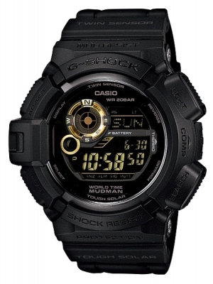 CASIO G-SHOCK นาฬิกาข้อมือ นาฬิกากันน้ำ นาฬิกาของแท้ ประกันศูนย์ CMG 1 ปี รุ่น G-9300GB-1D นาฬิกาสีดำ