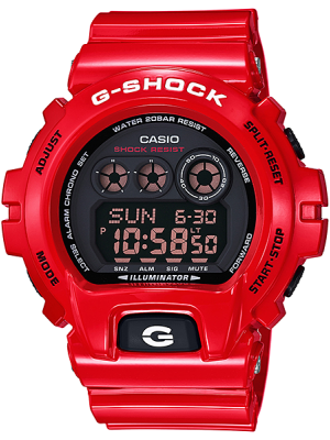 CASIO G-SHOCK นาฬิกาข้อมือ นาฬิกากันน้ำ นาฬิกาของแท้ ประกันศูนย์ CMG 1 ปี รุ่น GD-X6900RD-4 นาฬิกาสีแดง