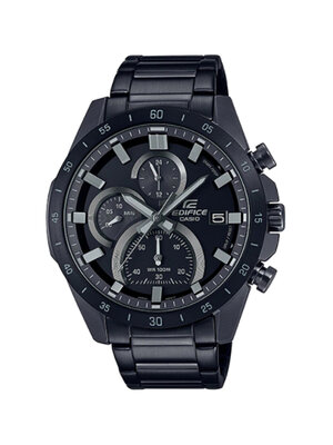 CASIO EDIFICE นาฬิกาข้อมือ นาฬิกากันน้ำ นาฬิกาของแท้ ประกันศูนย์ CMG 1 ปี รุ่น EFR-571MDC-1A นาฬิกาสีดำ