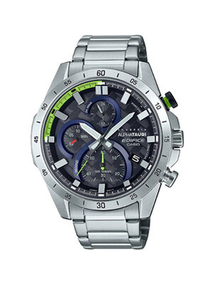 CASIO EDIFICE นาฬิกาข้อมือ นาฬิกากันน้ำ นาฬิกาของแท้ ประกันศูนย์ CMG 1 ปี รุ่น EFR-571AT-1A นาฬิกาสีเงิน