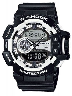 CASIO G-SHOCK นาฬิกาข้อมือ นาฬิกากันน้ำ นาฬิกาของแท้ ประกันศูนย์ CMG 1 ปี รุ่น GA-400-1A นาฬิกาสีดำ