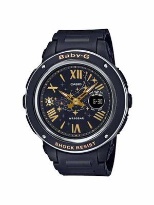 CASIO BABY-G นาฬิกาข้อมือ นาฬิกากันน้ำ นาฬิกาของแท้ ประกันศูนย์ CMG 1 ปี รุ่น BGA-150ST-1A นาฬิกาสีดำ