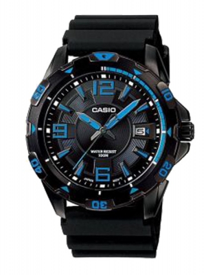 CASIO นาฬิกาคาสิโอ นาฬิกาข้อมือ นาฬิกากันน้ำ นาฬิกาของแท้ ประกันศูนย์ CMG 1 ปี รุ่น MTD-1065B-1A1 นาฬิกาสีดำ