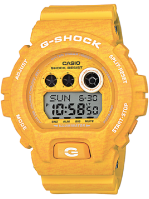CASIO G-SHOCK นาฬิกาข้อมือ นาฬิกากันน้ำ นาฬิกาของแท้ ประกันศูนย์ CMG 1 ปี รุ่น GD-X6900HT-9 นาฬิกาสีเหลือง