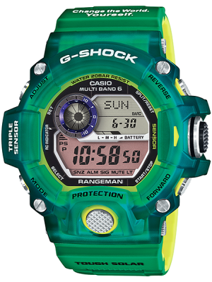 CASIO G-SHOCK นาฬิกาข้อมือ นาฬิกากันน้ำ นาฬิกาของแท้ ประกันศูนย์ CMG 1 ปี รุ่น GW-9401KJ-3J นาฬิกาสีเขียว