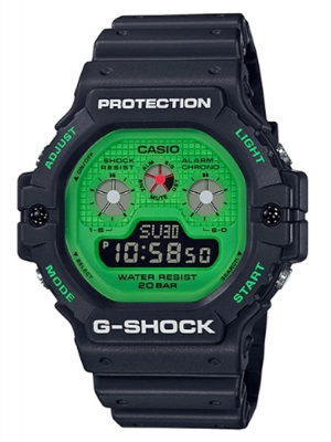 CASIO G-SHOCK นาฬิกาข้อมือ นาฬิกากันน้ำ นาฬิกาของแท้ ประกันศูนย์ CMG 1 ปี รุ่น DW-5900RS-1D นาฬิกาสีดำ